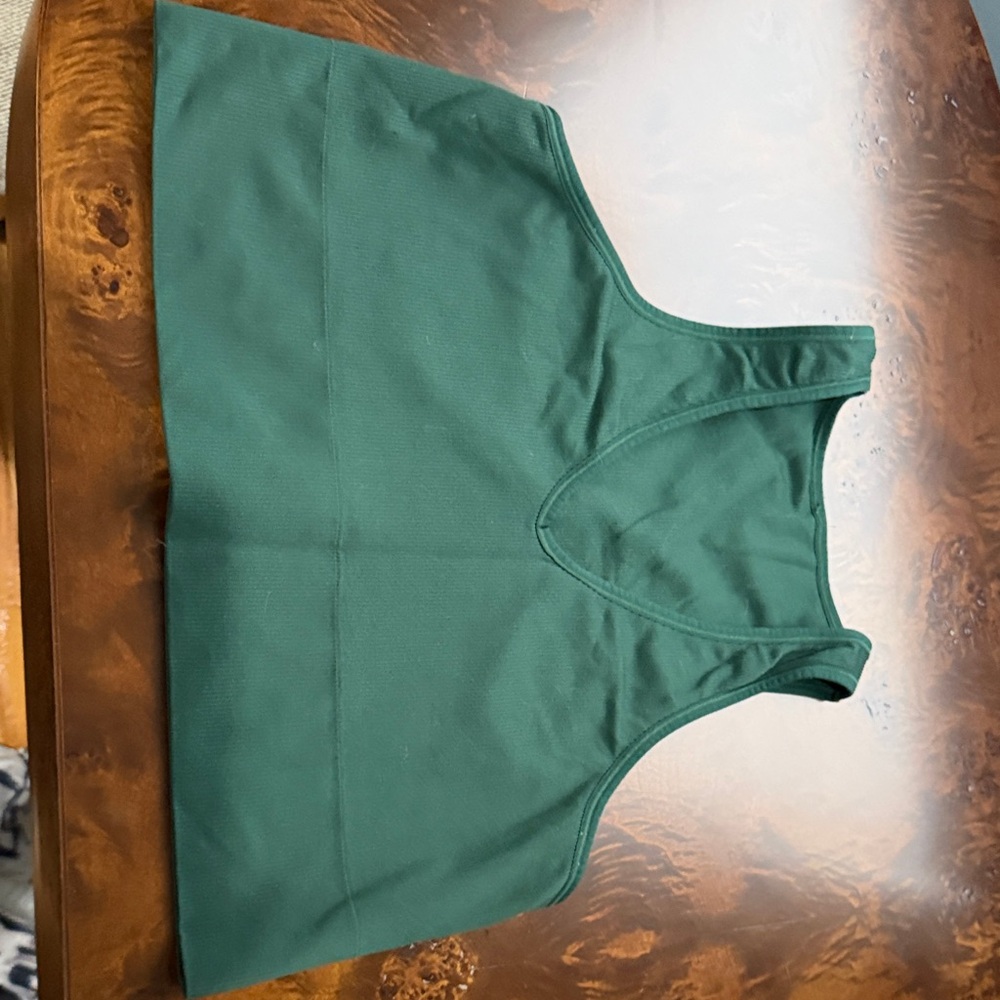 Girlfriend Collective Forest Green Tank Top